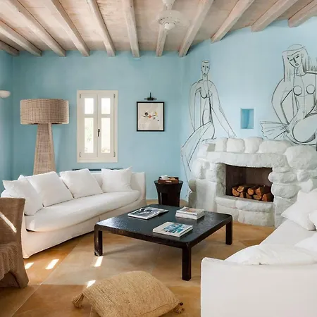 ヴィラ Excellent Mykonos Psarrou Delta 5 Bedrooms Stunning Sea Views Mykonos Town