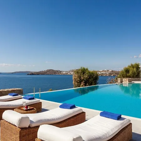 Excellent Mykonos Psarrou Delta 5 Bedrooms Stunning Sea Views וילה *